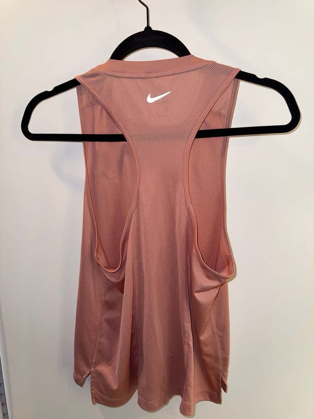 Nike Running Women's Dri-FIT Miler Racerback Mesh Tank Top, Mauve, Size S - Picture 2 of 3